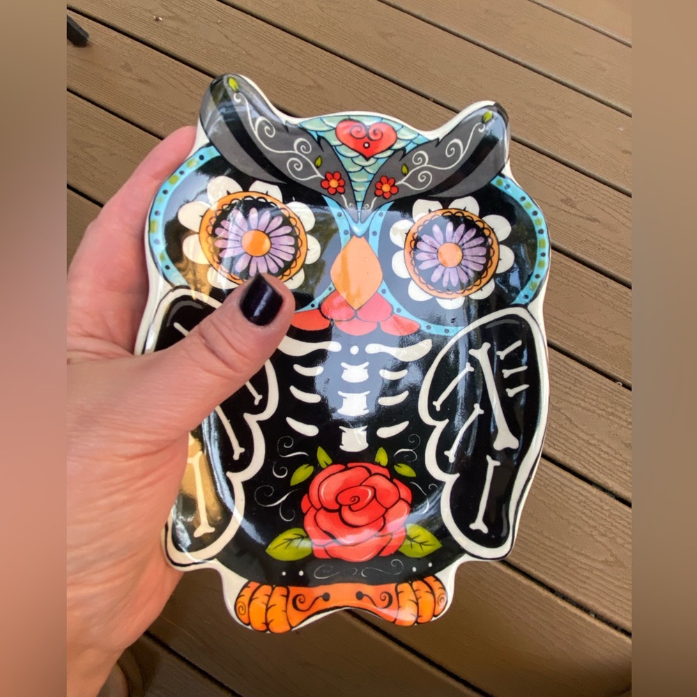 Cracker Barrel Owl Halloween Candy Trinket Dish FUN PIECE